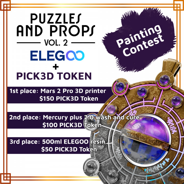 Puzzles and Props - Volume 2 Painting Competition image