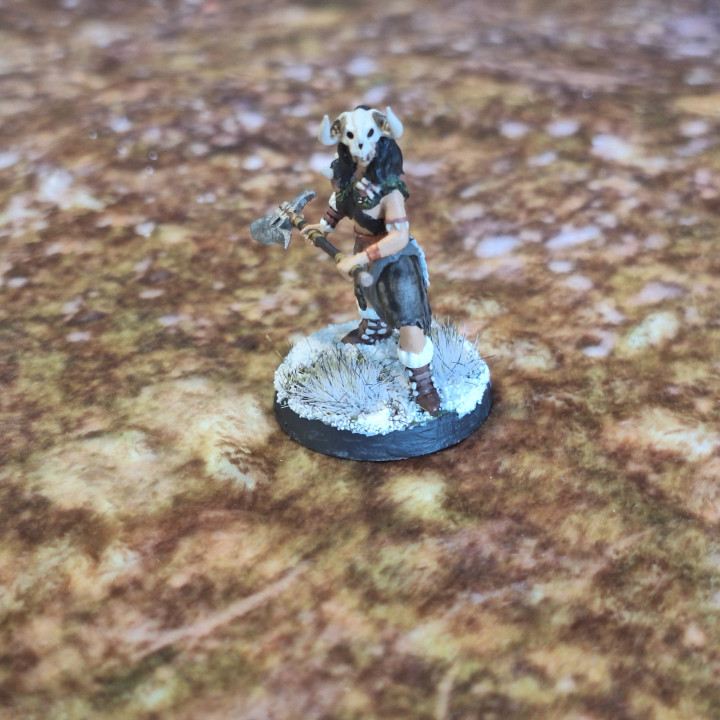 3D Print of Nomad - Human Barbarian by bradleyoates