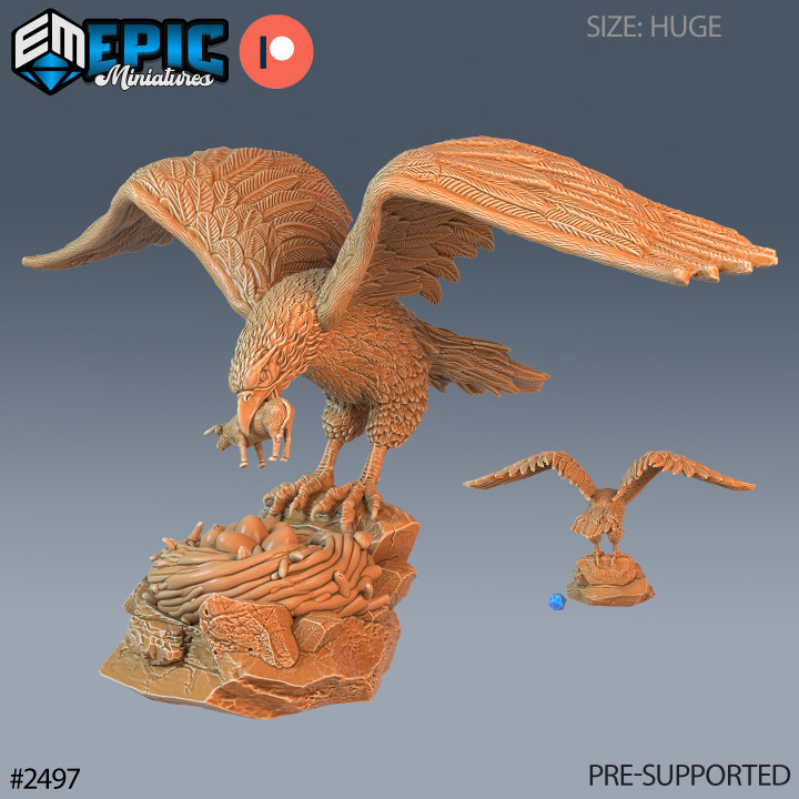 Roc Set / Legendary Bird of Prey / Magical Beast / Wild Animal / Rukh / Eagle image