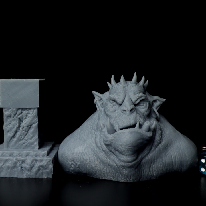 Ogre Bust- Blorb 100mm image