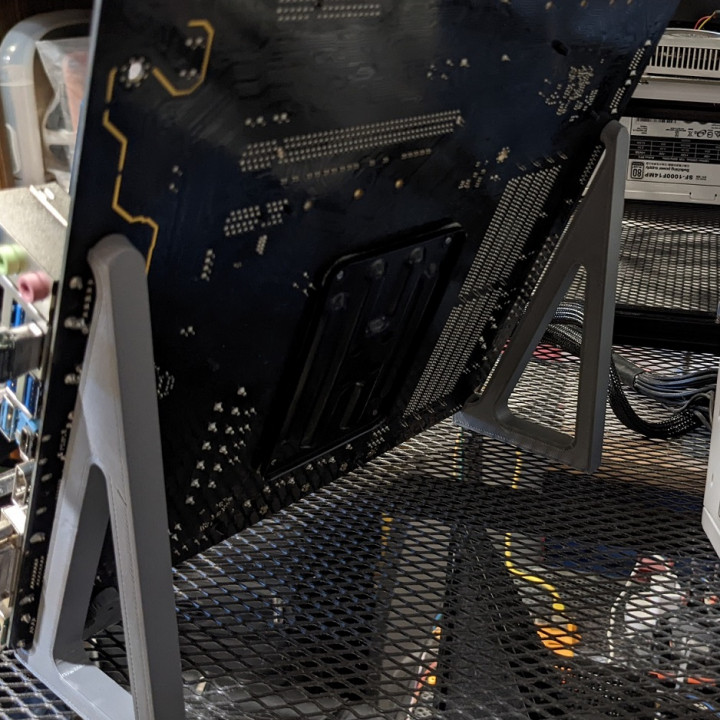 Motherboard Stand for CPU Mining image