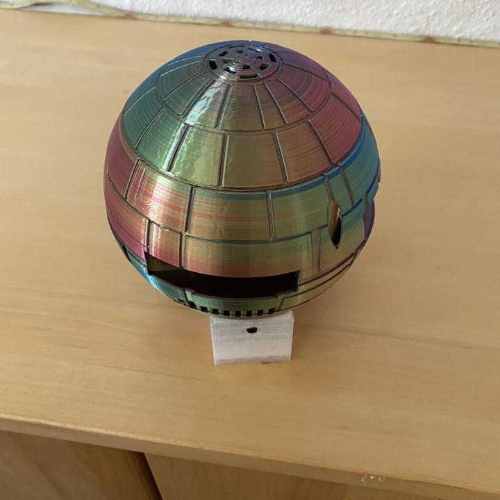 Colorful Death Star image