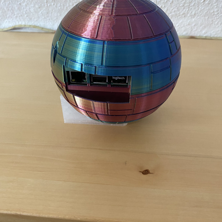 Colorful Death Star image