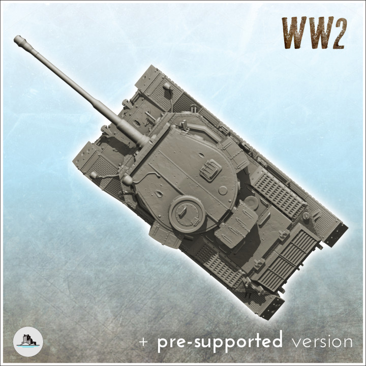 Panzer VI Tiger (P) - WW2 German Flames of War Bolt Action Command Blitzgrieg image