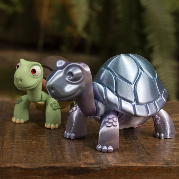 ARTICULATED CARTOON TURTLE