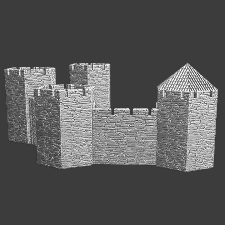 Hexagon towers - Modular Castle System image