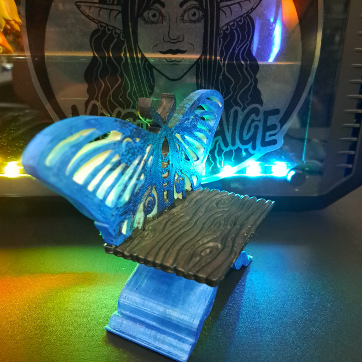 3D Printable Butterfly Bench by MysticSaige 3D Printable Butterfly Bench by MysticSaige