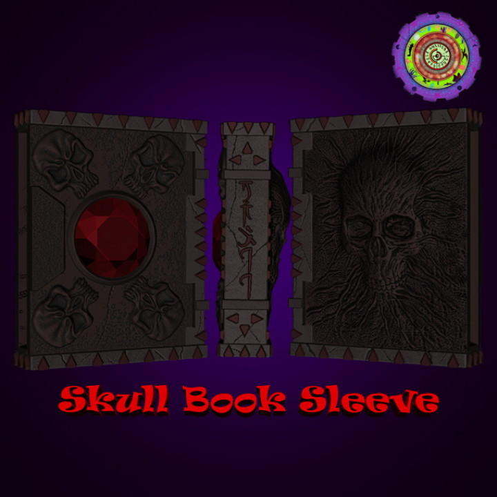 Skull Book Sleeve Version 1 image