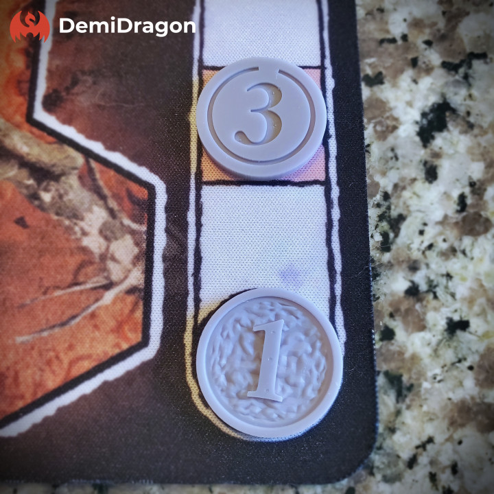 Godtear Compatible Turn and Warband Tokens (Pre-supported) image